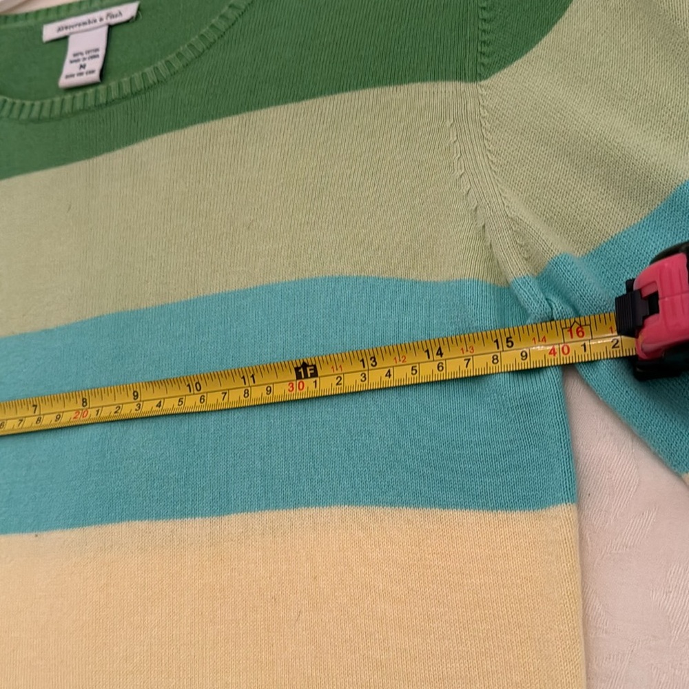 Abercrombie & Fitch very soft and cute 100% cotton sweater top w/4 colors (mlb) - Picture 5 of 5